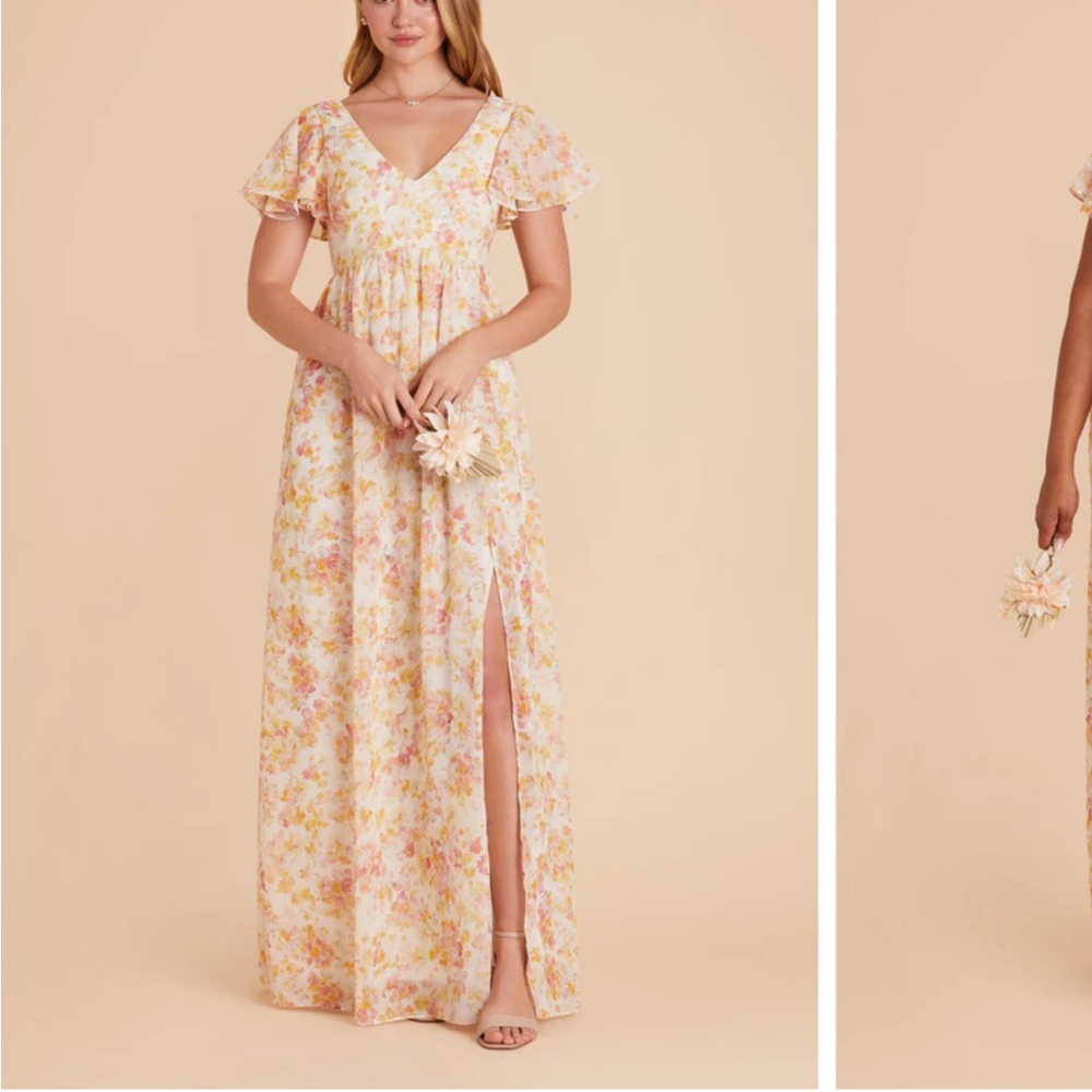Birdy Grey Floral Maxi Dress in pressed floral